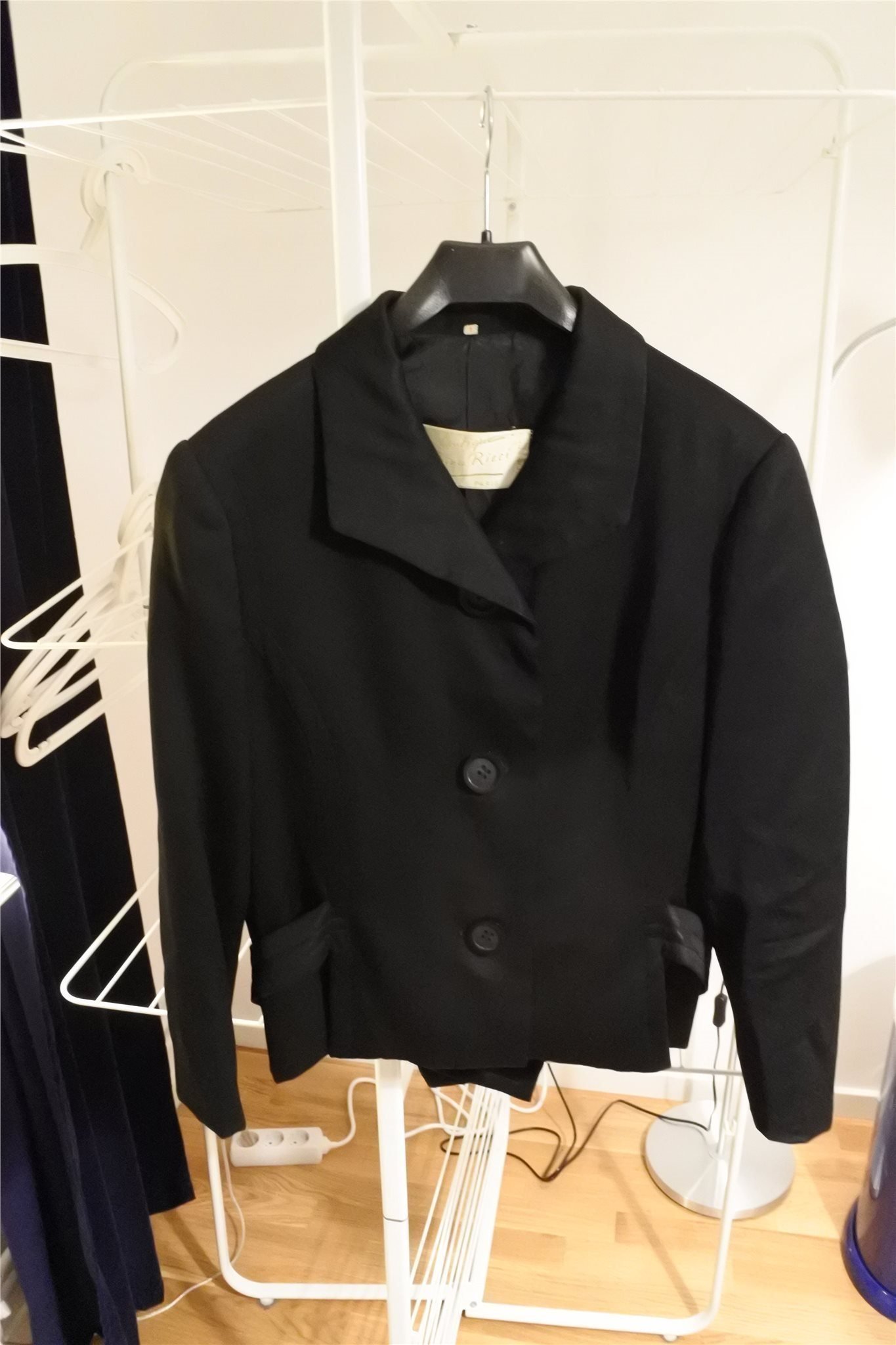 Nina Ricci kavaj, vintage, äkta, stl M, dyr i inköp, lyxig, sommarjacka