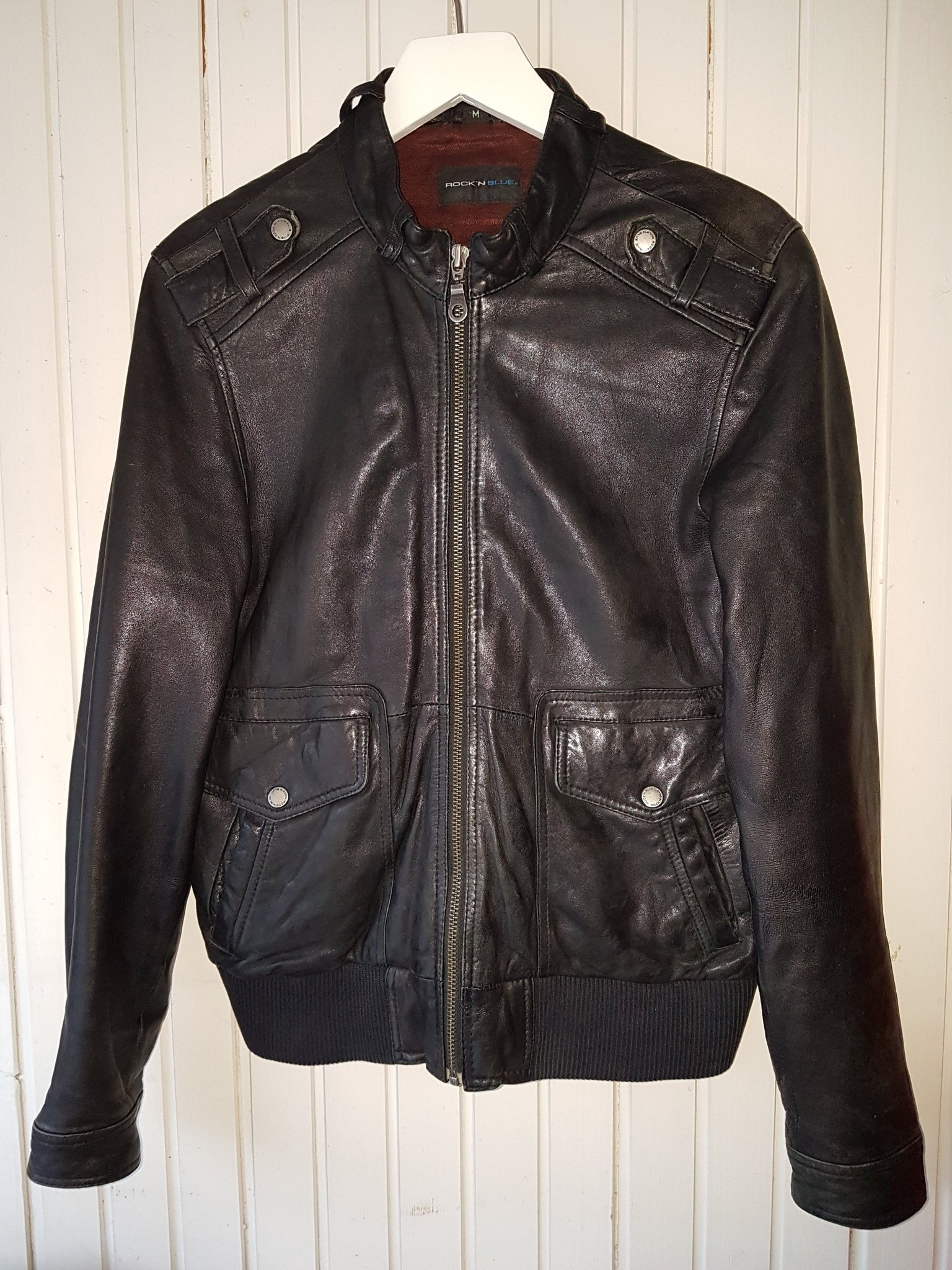 Rock N Blue Äkta Skinnjacka Storlek M. (421227951) ᐈ Köp på Rock N Blue Äkta Skinnjacka Storlek M. (421227951) ᐈ Köp på