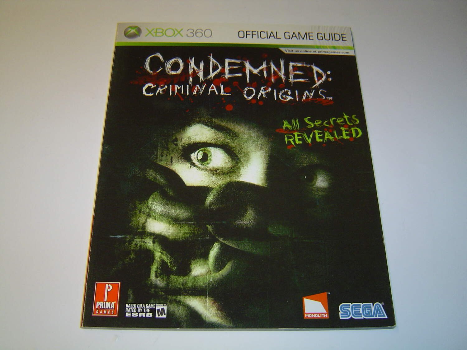 Condamned Criminal Origins Spelguide Guide Bok *NYTT*