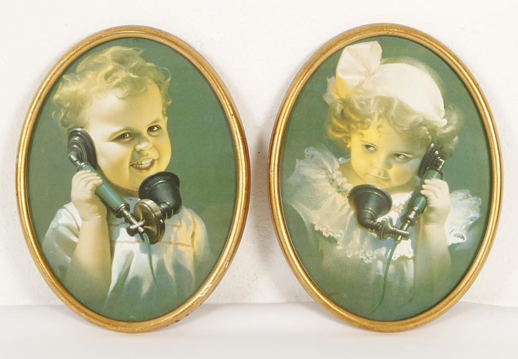 2 st. inglasade tryck - Tavlor - 1900 talets tidigare del.