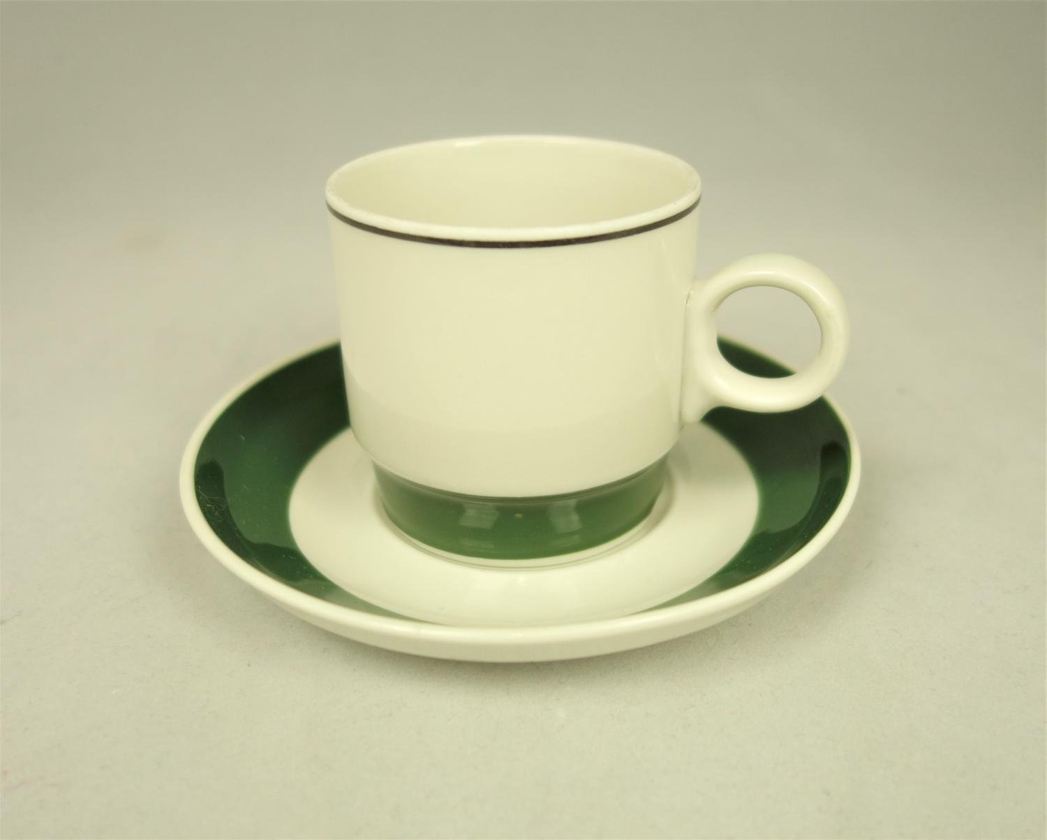 Rörstrand Taffel Kaffekopp Med Fat Olle Alberius