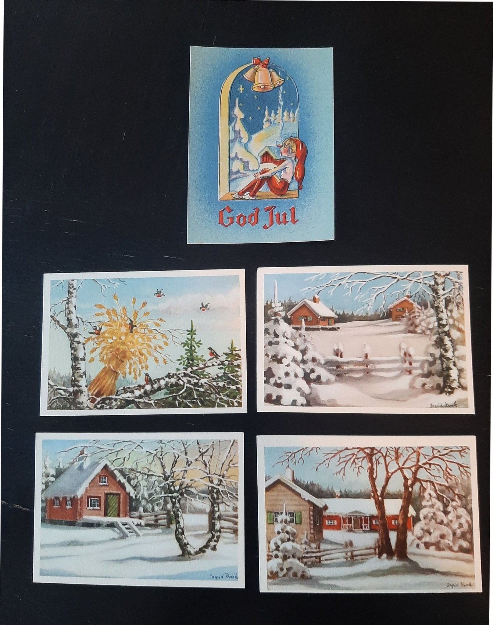 Se produkter som liknar GAMLA vackra julkort. på Tradera (615696365)