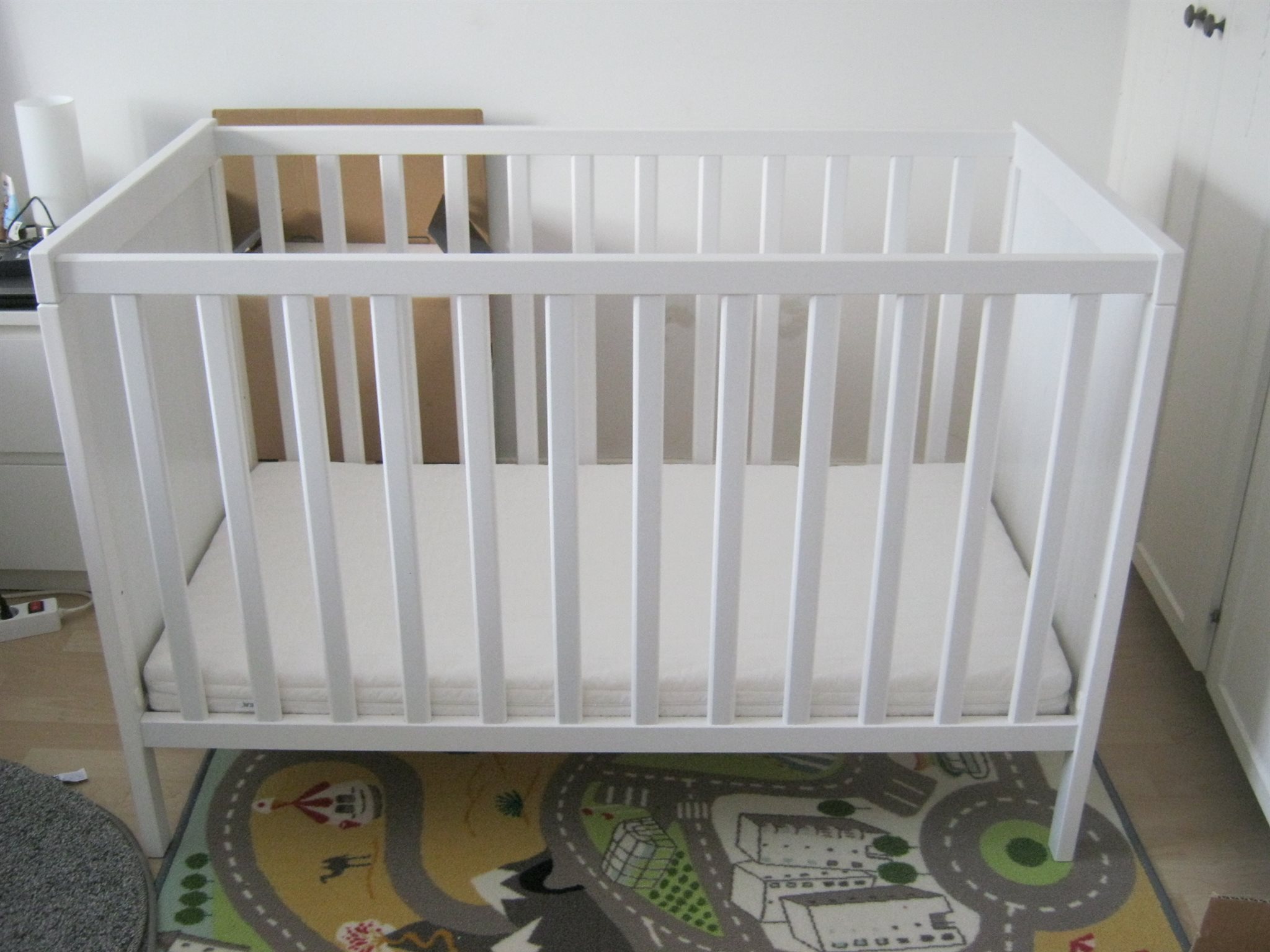 Spjälsäng sundvik med madras vyssa ikea på tradera.com babysängar och
