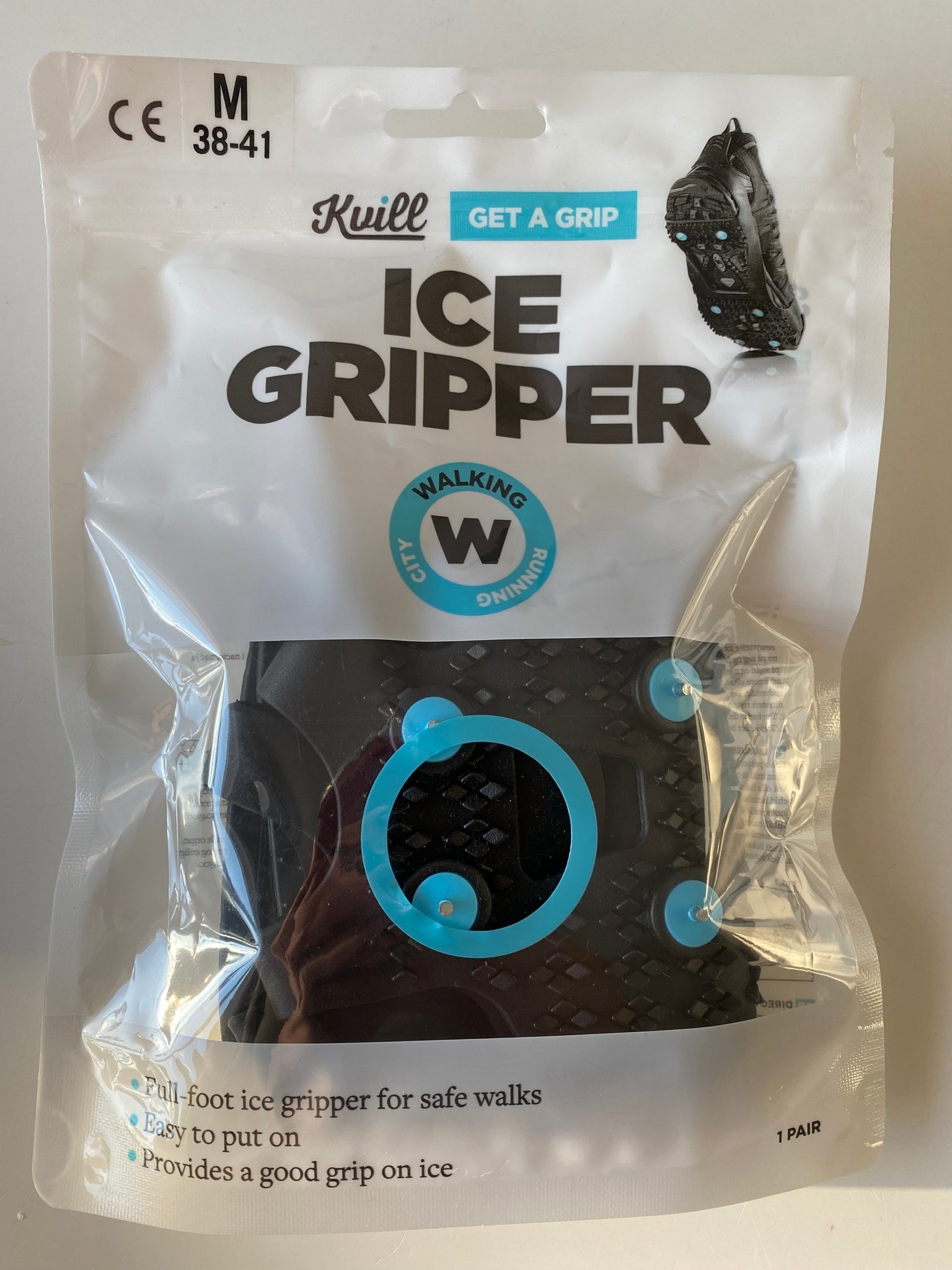 Kvill Ice Gripper Halkskydd storlek M 38 41