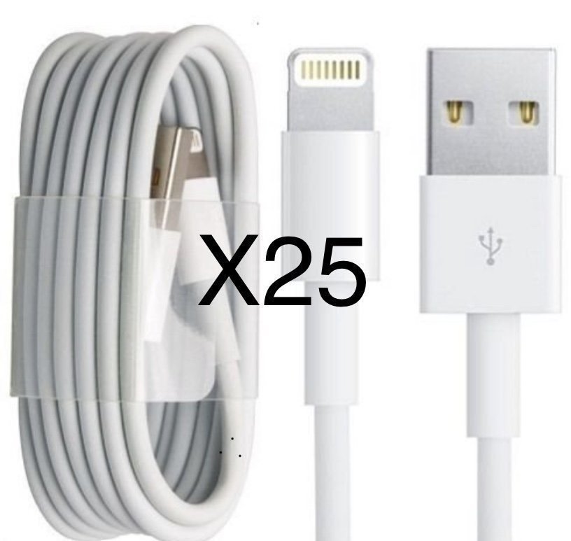 25st iPhone Usb kablar för laddning och överför.. (344240874 25st iPhone Usb kablar för laddning och överför.. (344240874