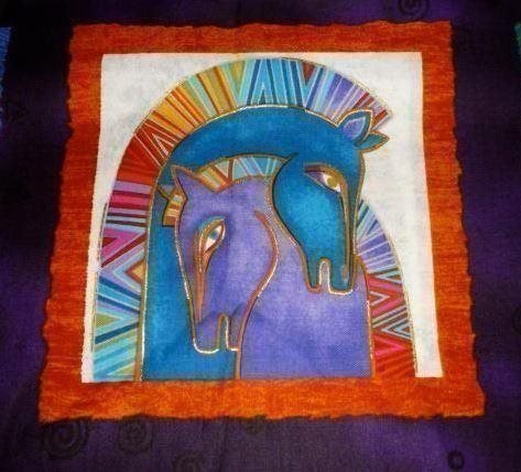 Laurel Burch- Embracing horses