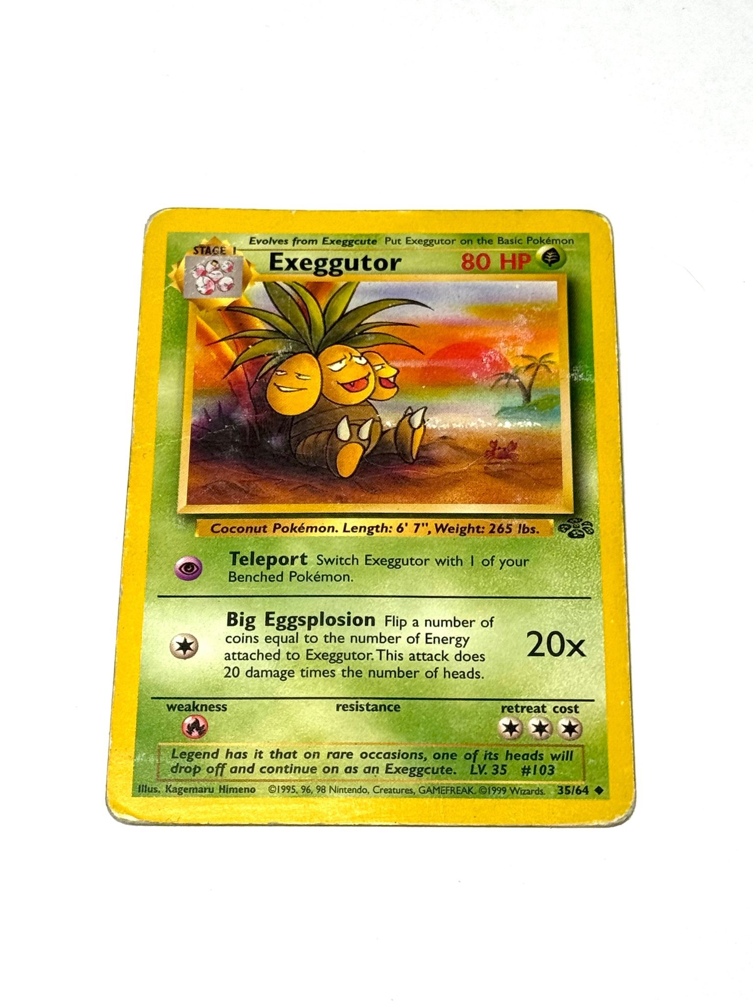 Exeggutor - 35/64 Jungle Pokmonkort | Kp p Tradera (727347583) Exeggutor - 35/64 Jungle Pokmonkort | Kp p Tradera (727347583)