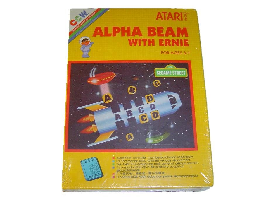 ALPHA BEAM WITH ERNIE ATARI 2600 *NYTT*