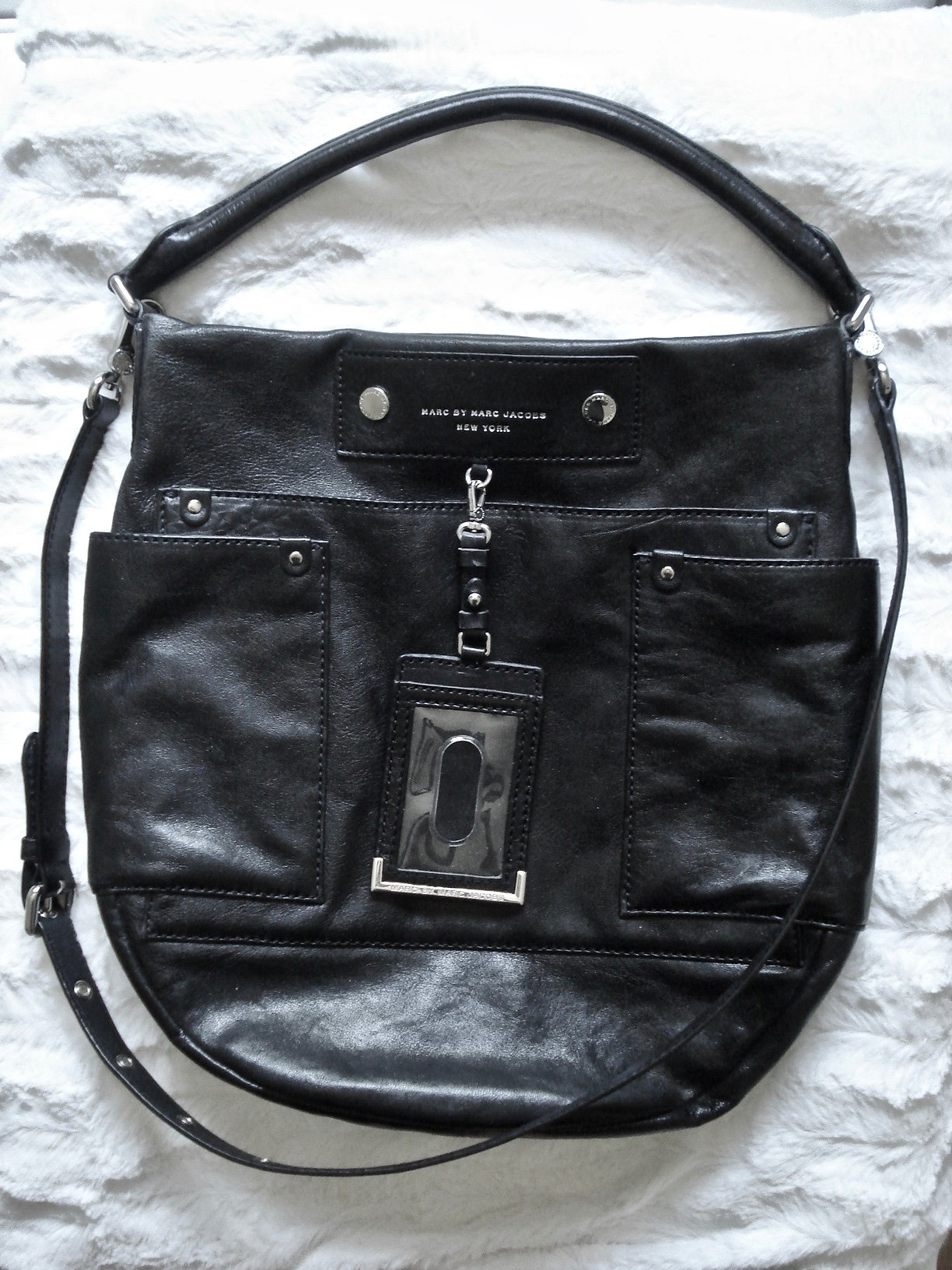 Marc by Marc Jacobs Preppy Hobo Leather Bag! Värde 3.699: ! Kvitto! Oanvänd! Marc by Marc Jacobs Preppy Hobo Leather Bag! Värde 3.699: ! Kvitto! Oanvänd!
