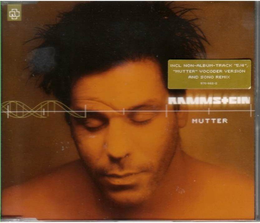 RAMMSTEIN TILL LINDEMANN MUTTER 2002 4-SPÅR CD MAXI SINGEL