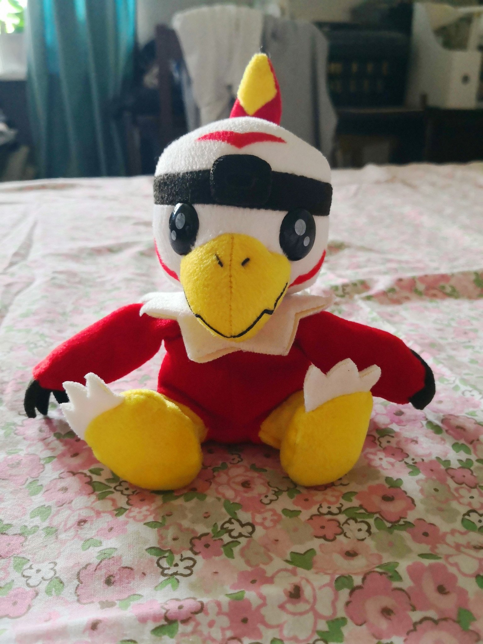 hawkmon plush