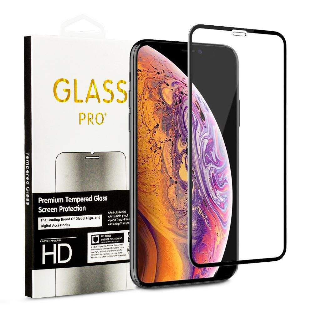 Härdat Glasskydd iPhone 11 Pro / X / Xs 5D Full Fit