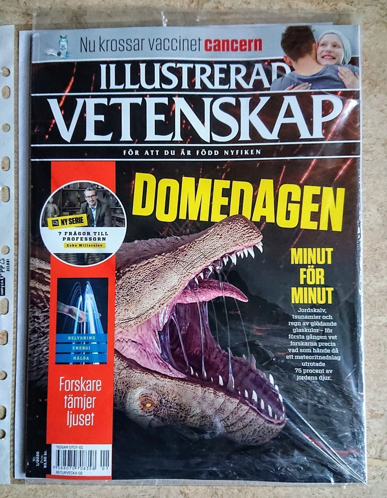 ILLUSTRERAD VETENSKAP NR 1 2020 -"DOMEDAGEN"/ ny / oläst ex.