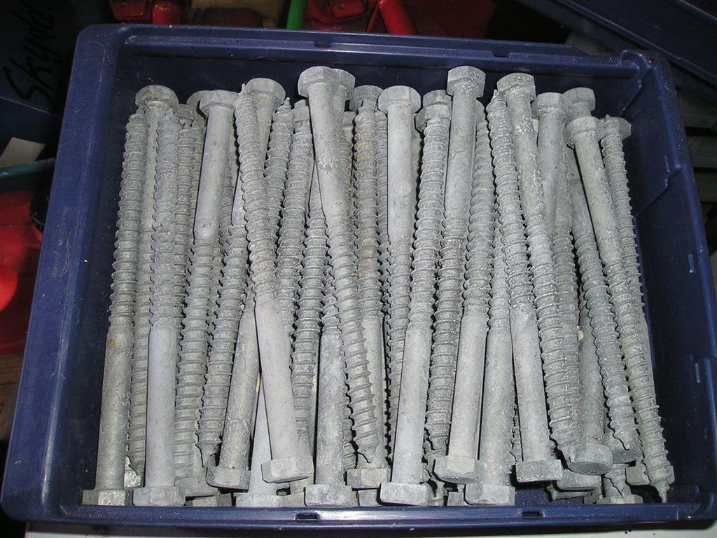 Fransk träskruv 200mm