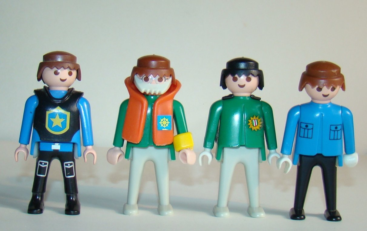 Playmobil Geobra Figurer 4 st. (422647944) ᐈ Köp på Tradera