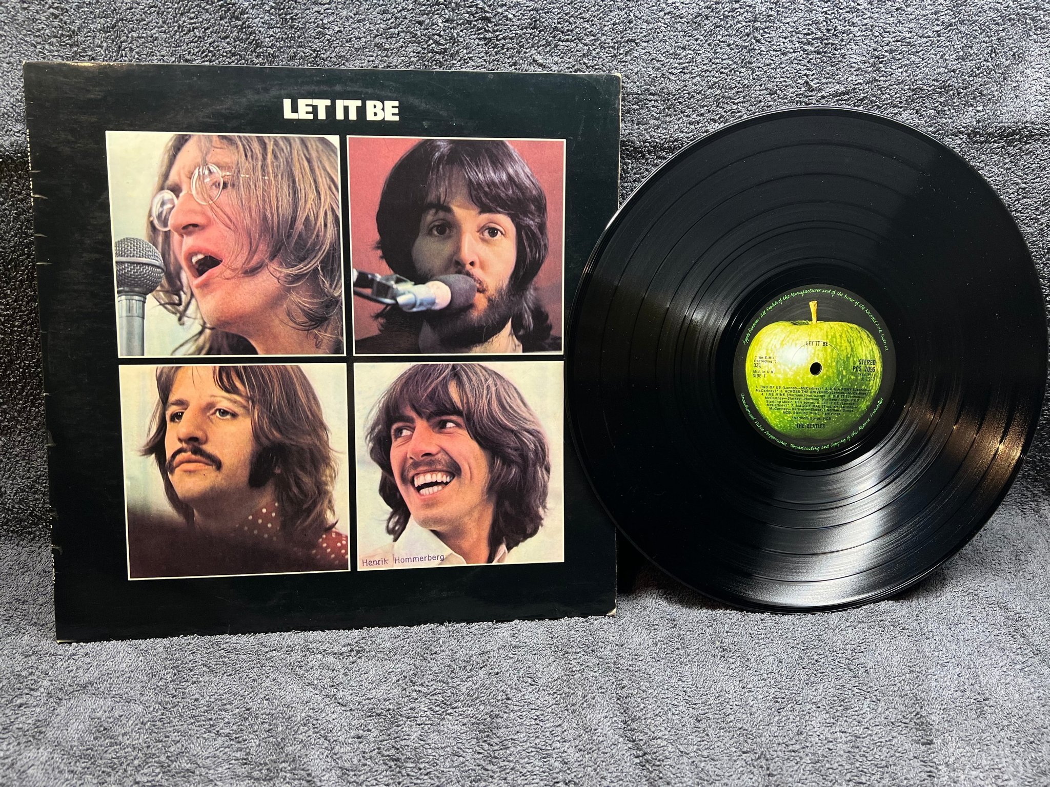 【在庫僅少】 Let Beatles 激レア！ it おまけ付き レコード UK初版 be アニメ