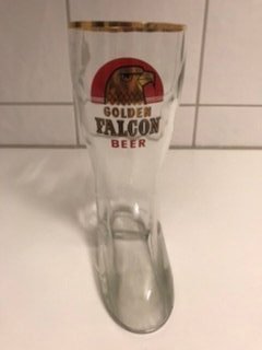 RETRO KULT Fin Ölstövel Falcon Falken Ölglas Gamla Trycket Öl STÖVEL Glas Beer RETRO KULT Fin Ölstövel Falcon Falken Ölglas Gamla Trycket Öl STÖVEL Glas Beer