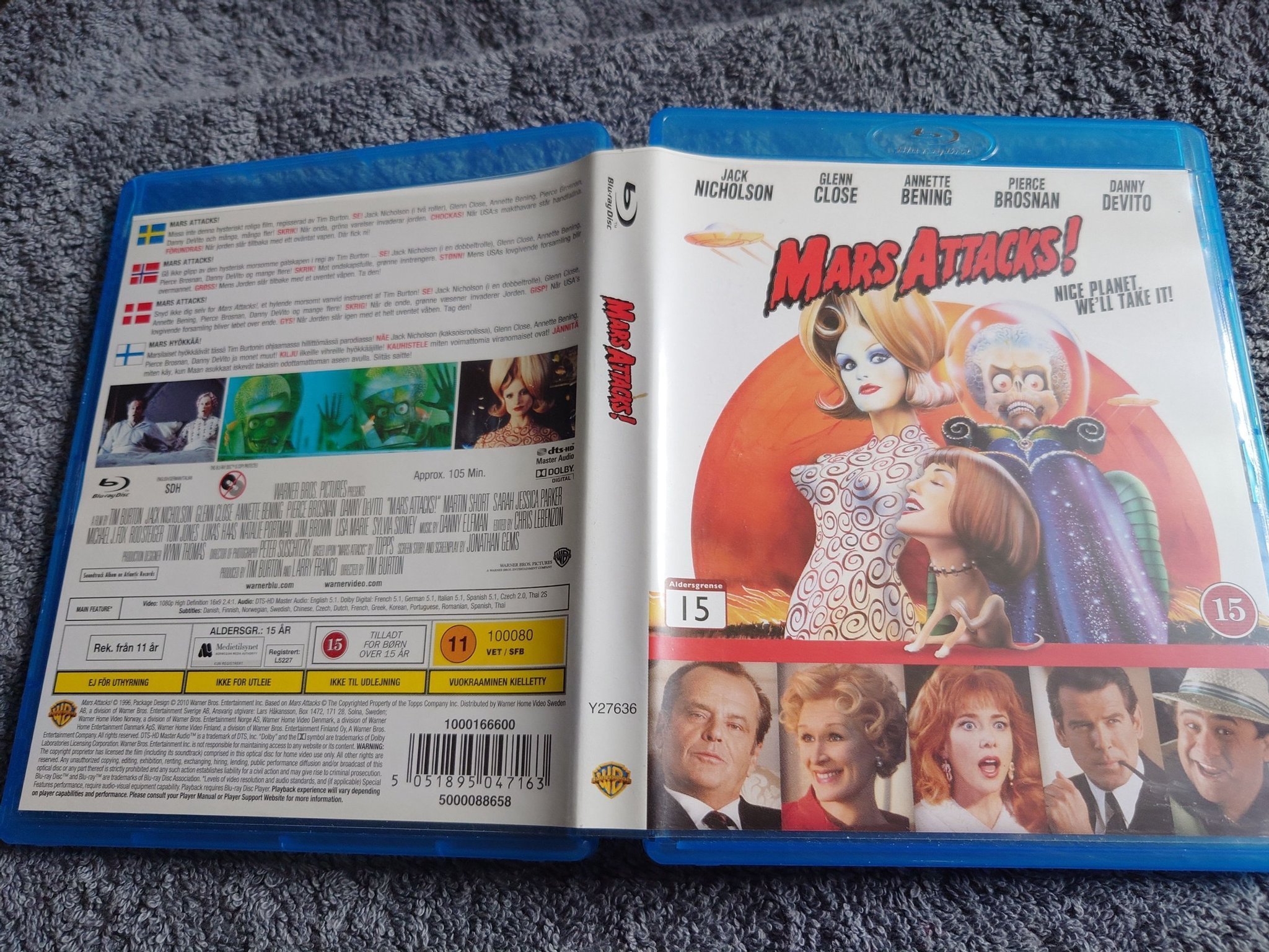 Se produkter som liknar Mars Attacks (Bluray), av Ti.. på Tradera