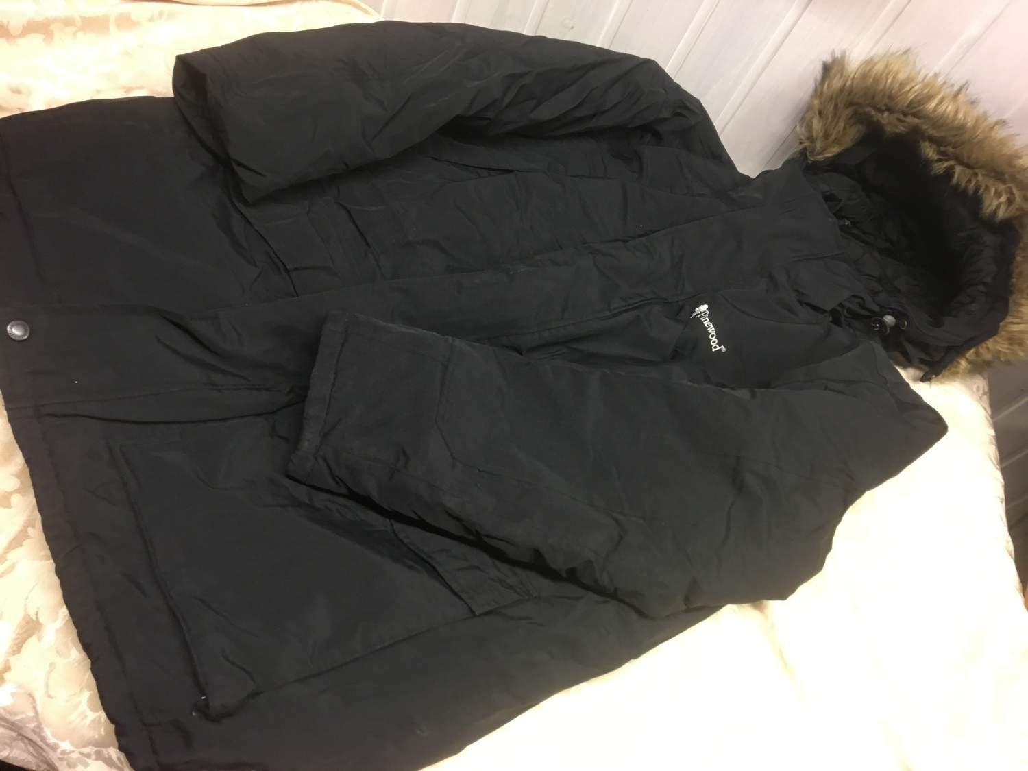 Fin svart varmfodrad vinterjacka stl XL PineWo.. (365777827 Fin svart varmfodrad vinterjacka stl XL PineWo.. (365777827