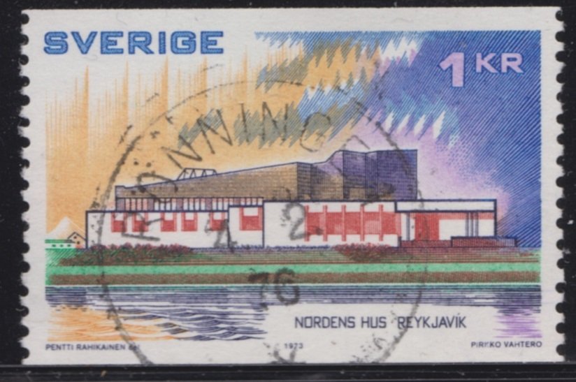 F 826 Norden 1 kr stmp Rönninge 1 i Salem den 4.2.76