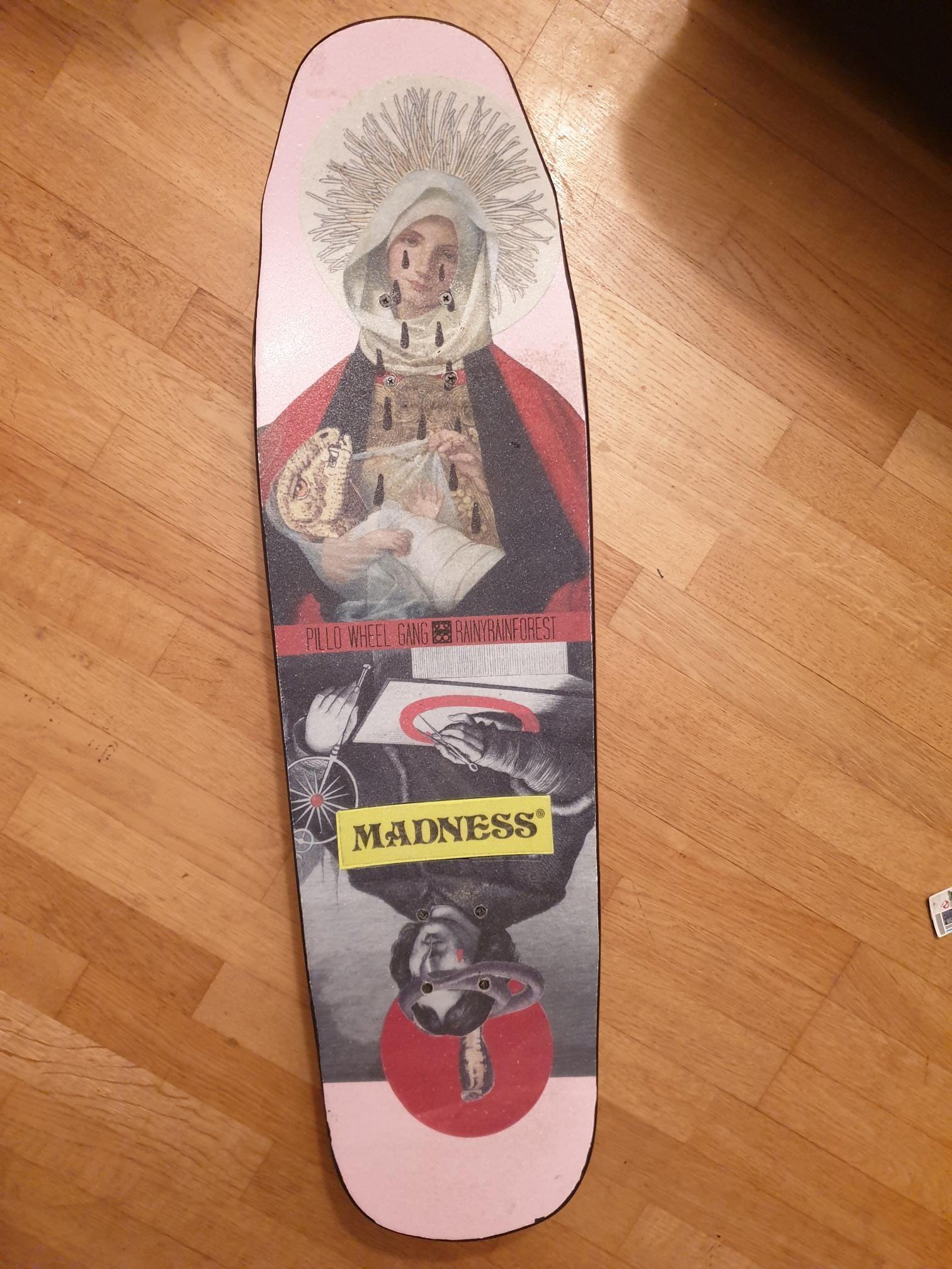 Madness Skateboards,Blockhead deck "9" komplett.. Köp på Tradera