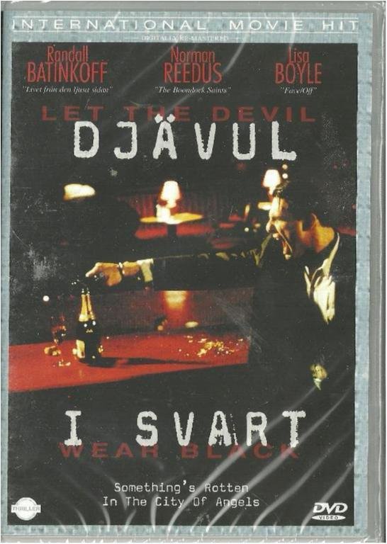 DJÄVUL I SVART (SVENSKT TEXT-INPLASTAT)