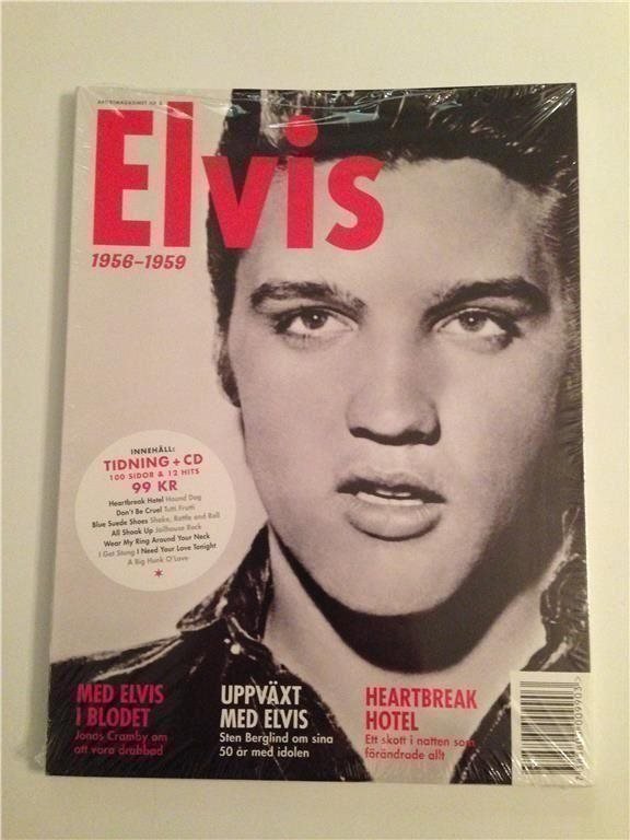 ELVIS PRESLEY 1956-1959. TIDNING + CD. 100 SIDOR & 12 HITS.