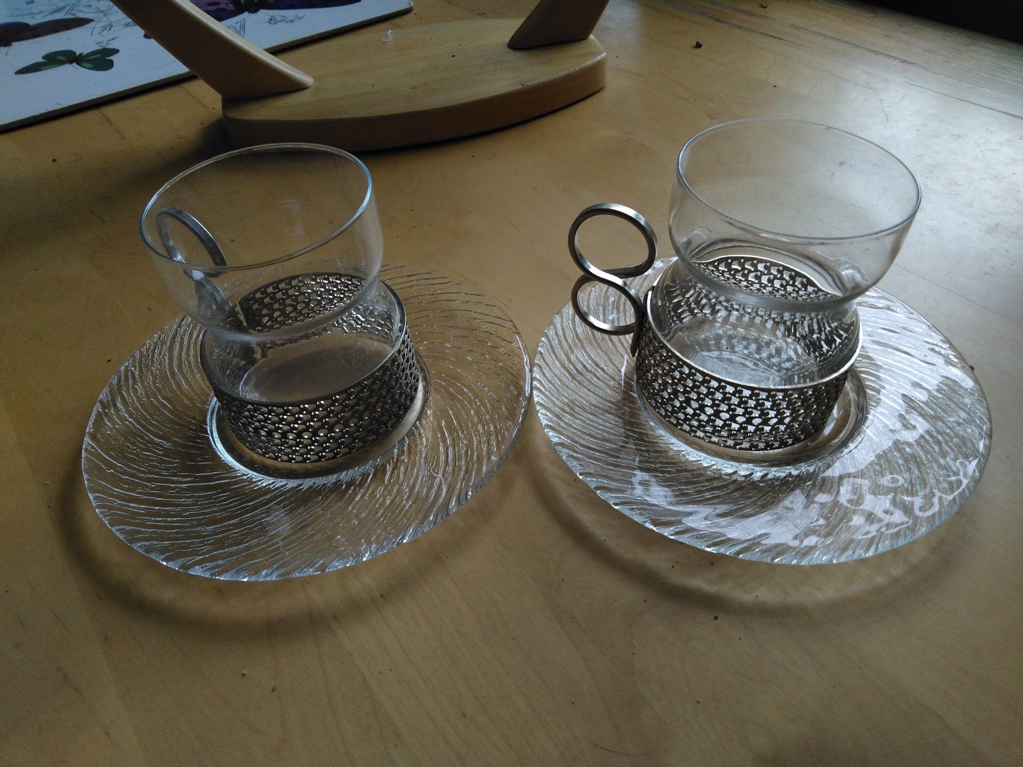 Retro Irish coffee koppar med fat "Tsaikka" TIM.. Köp på Tradera