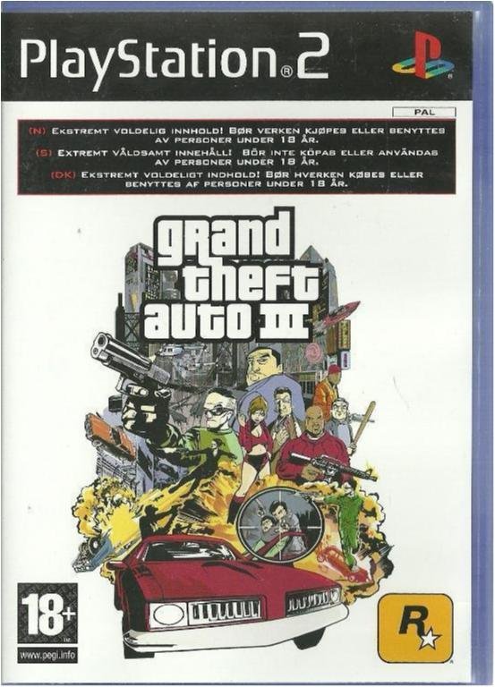 GRAND THEFT AUTO III ( PS2 SPEL)