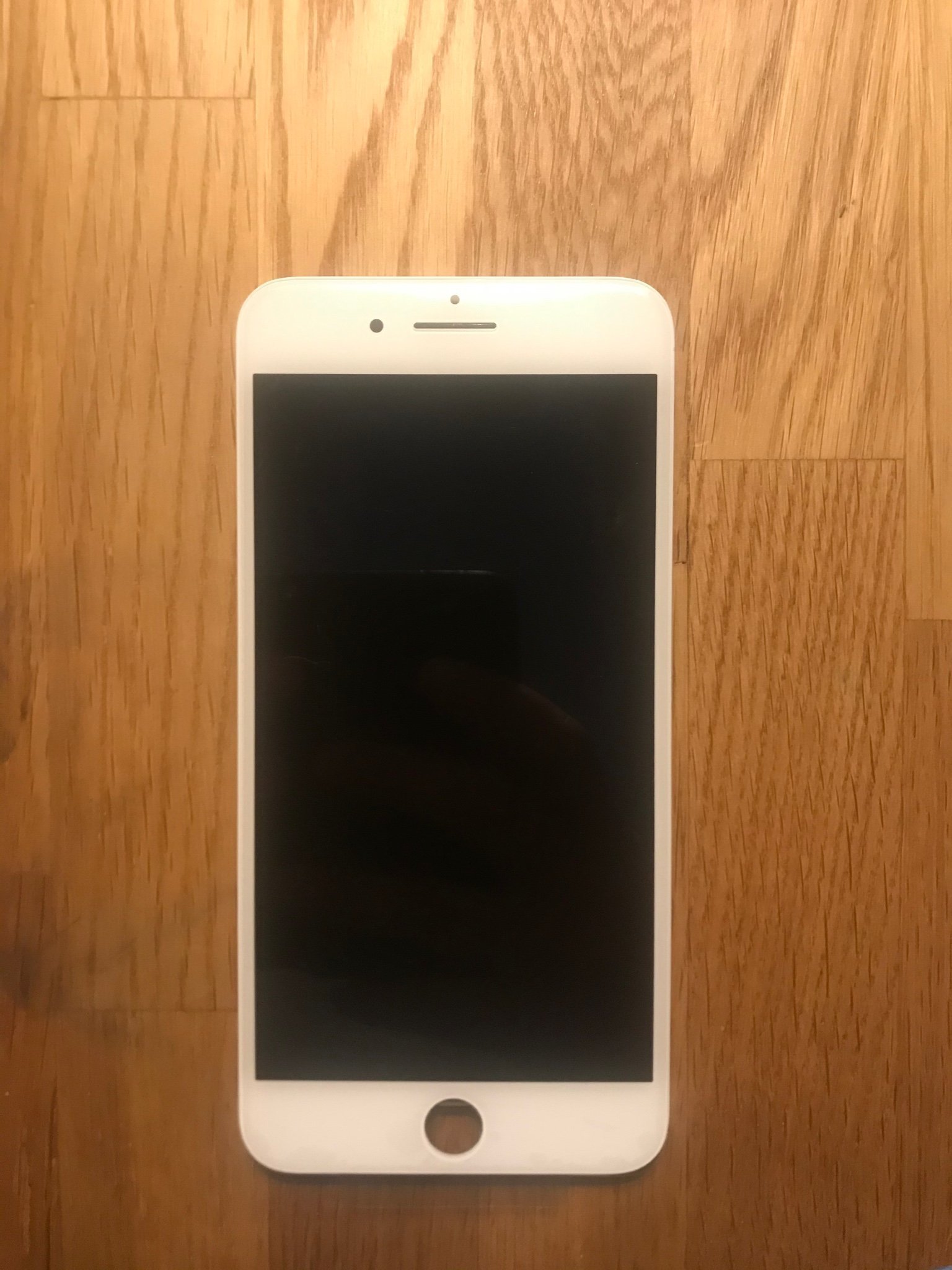 Iphone 8 Plus vit skärm med original LCD