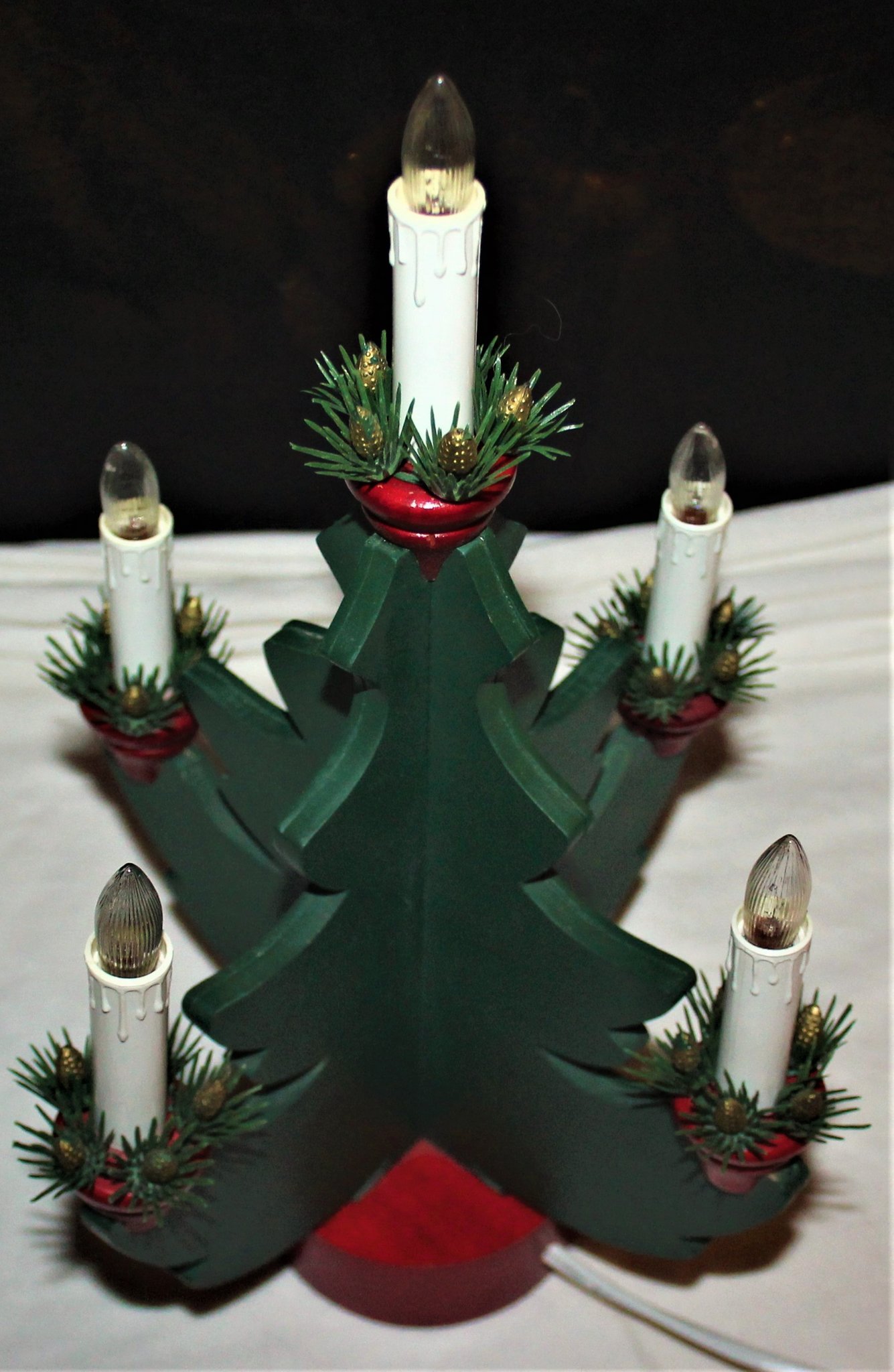 Julgran i trä, Fönsterlampa, Advent, Jul, Lampa.. Köp på Tradera