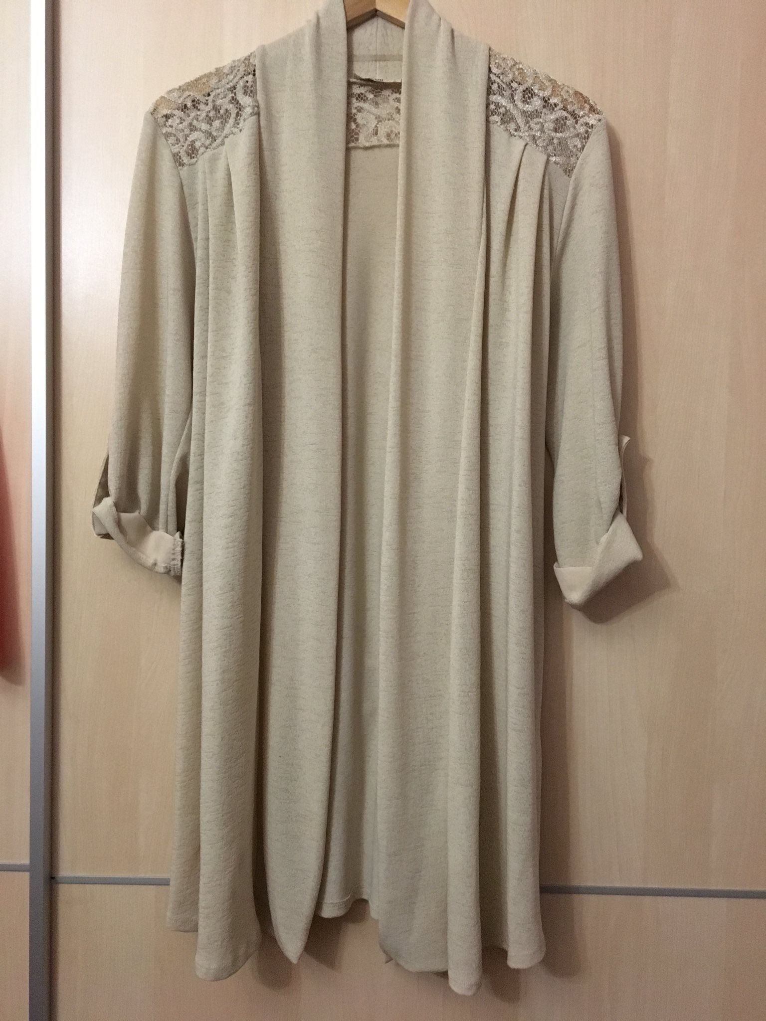 lång spets cardigan