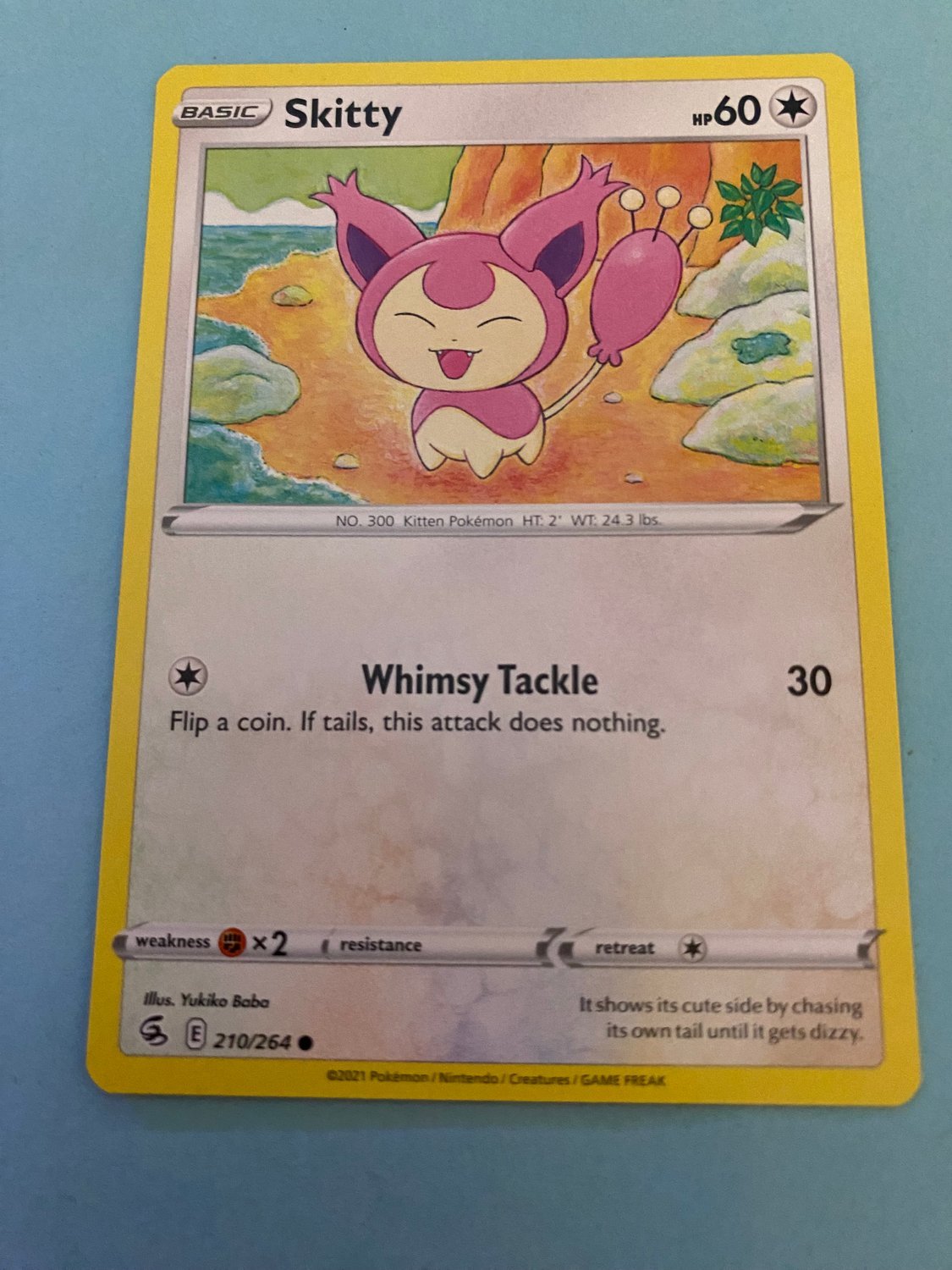 Skitty Reverse Holo 210 #210 ($1) Prices | Pokémon Fusion Strike