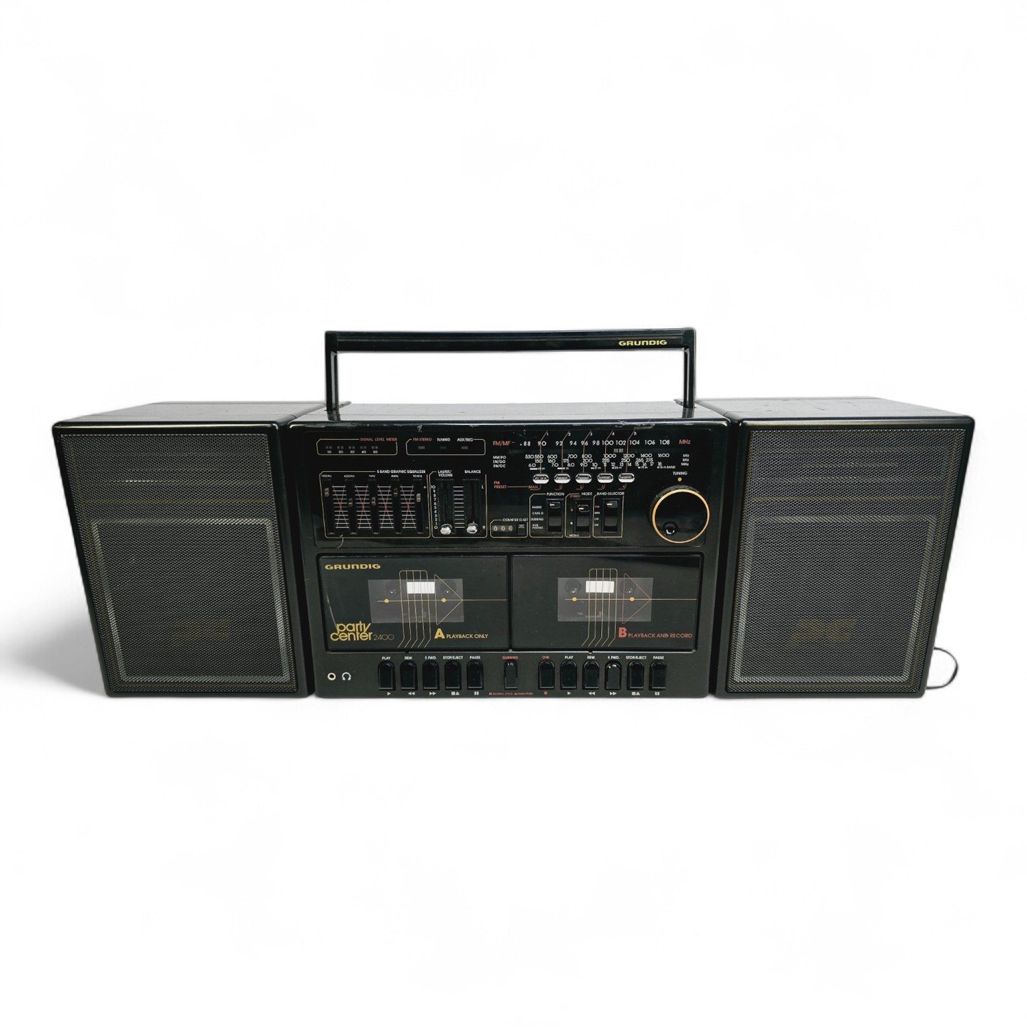 GRUNDIG PARTY CENTER 2200 radio cassette boombox ghettoblaster EUR 10,00 - FR
