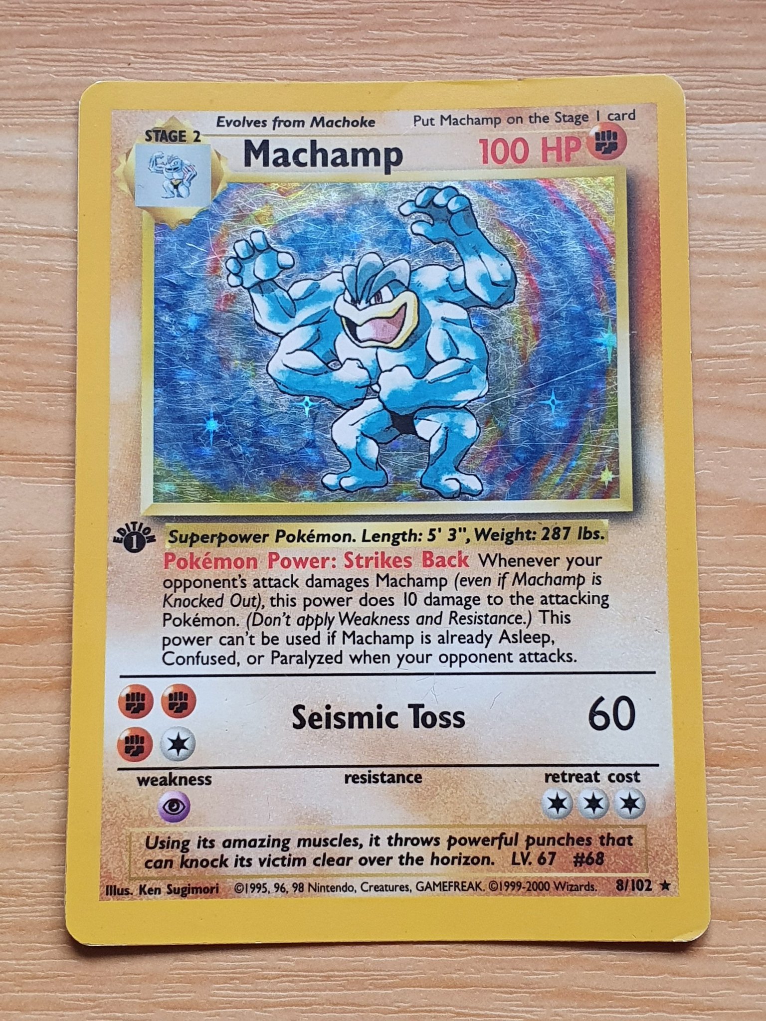Machamp 1st Edition Glittrig Pokemon kort (408866673) ᐈ Köp på