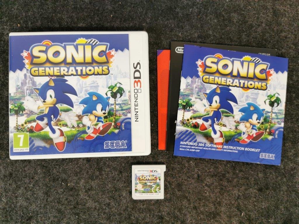 Sonic Generations Nintendo 3DS KOMPLETT (408414197) ᐈ NiotekStore på