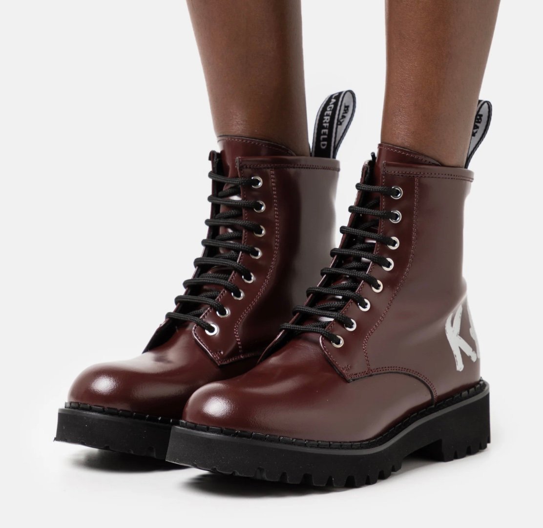 karl lagerfeld troupe boots