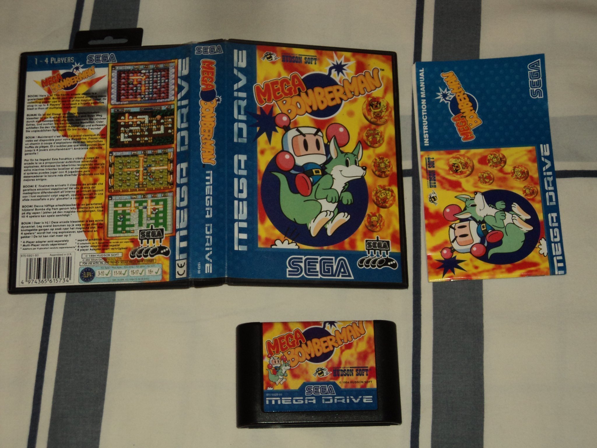 MD SEGA Mega Drive Mega BomberMan