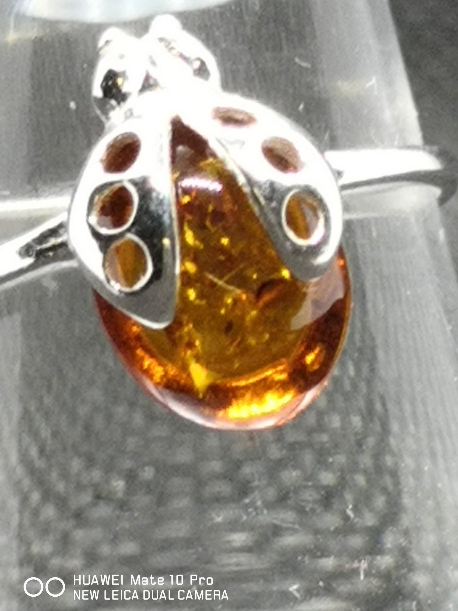RING COCNAQ BÄRNSTEN NYCKELPIGA 18mm ~ Silver
