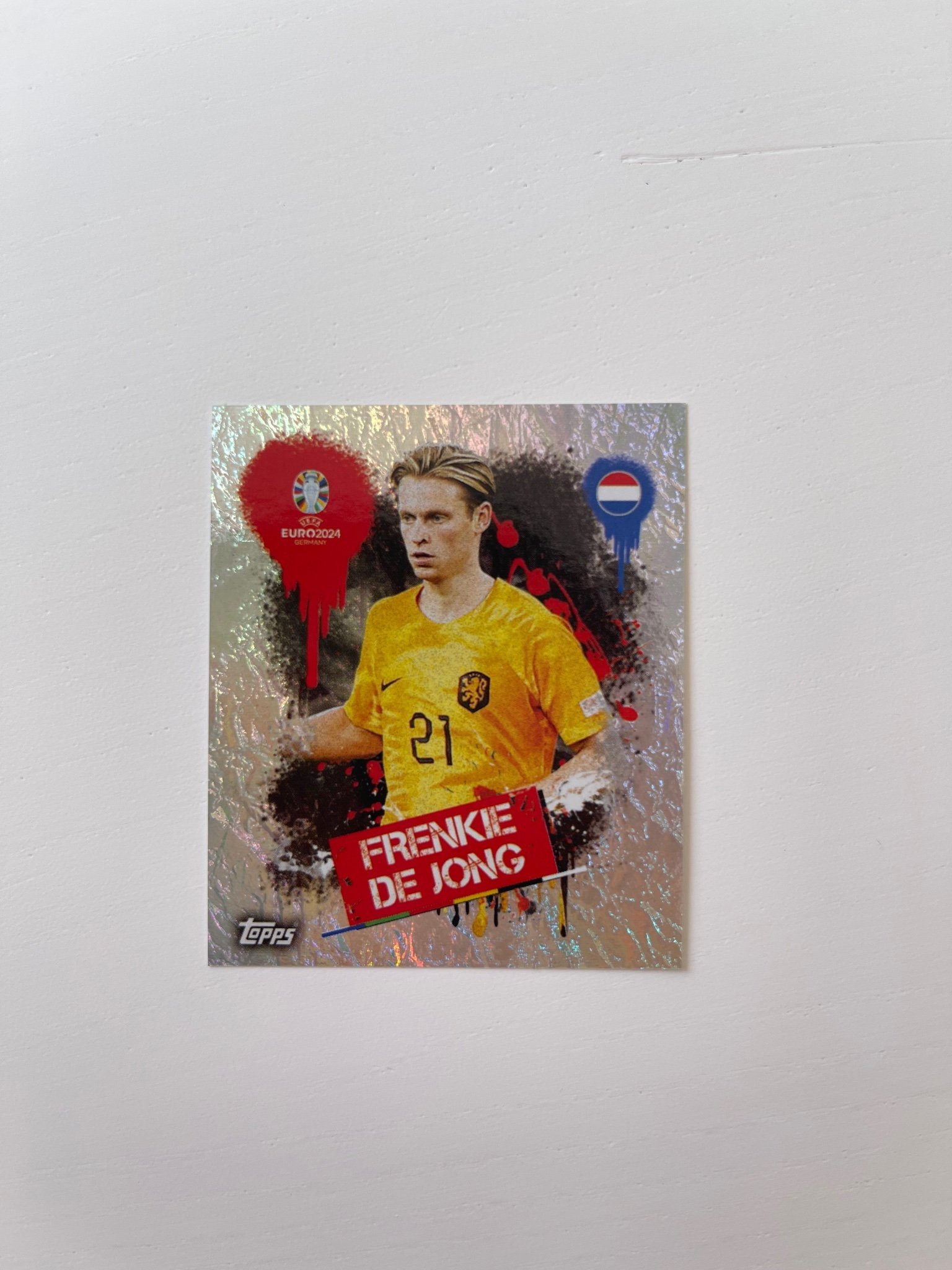 Frenkie De Jong Euro 2024 Sticker Köp på Tradera (634993194)