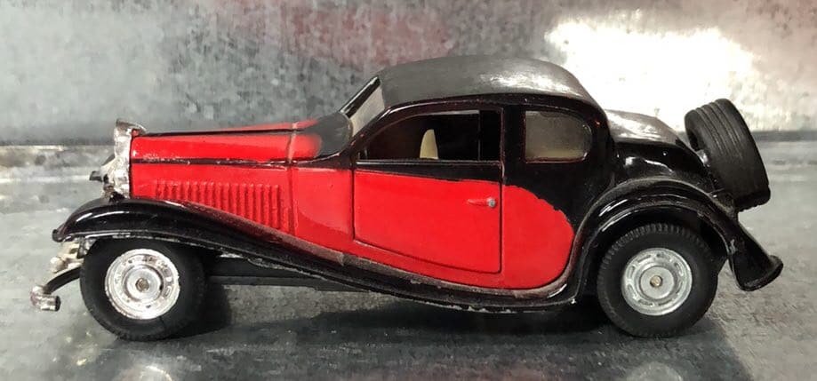 CLUB AMIS DU 1/43 B14 BUGATTI T 50 T 3° VERSION MARRON BORDEAUX NO MCM