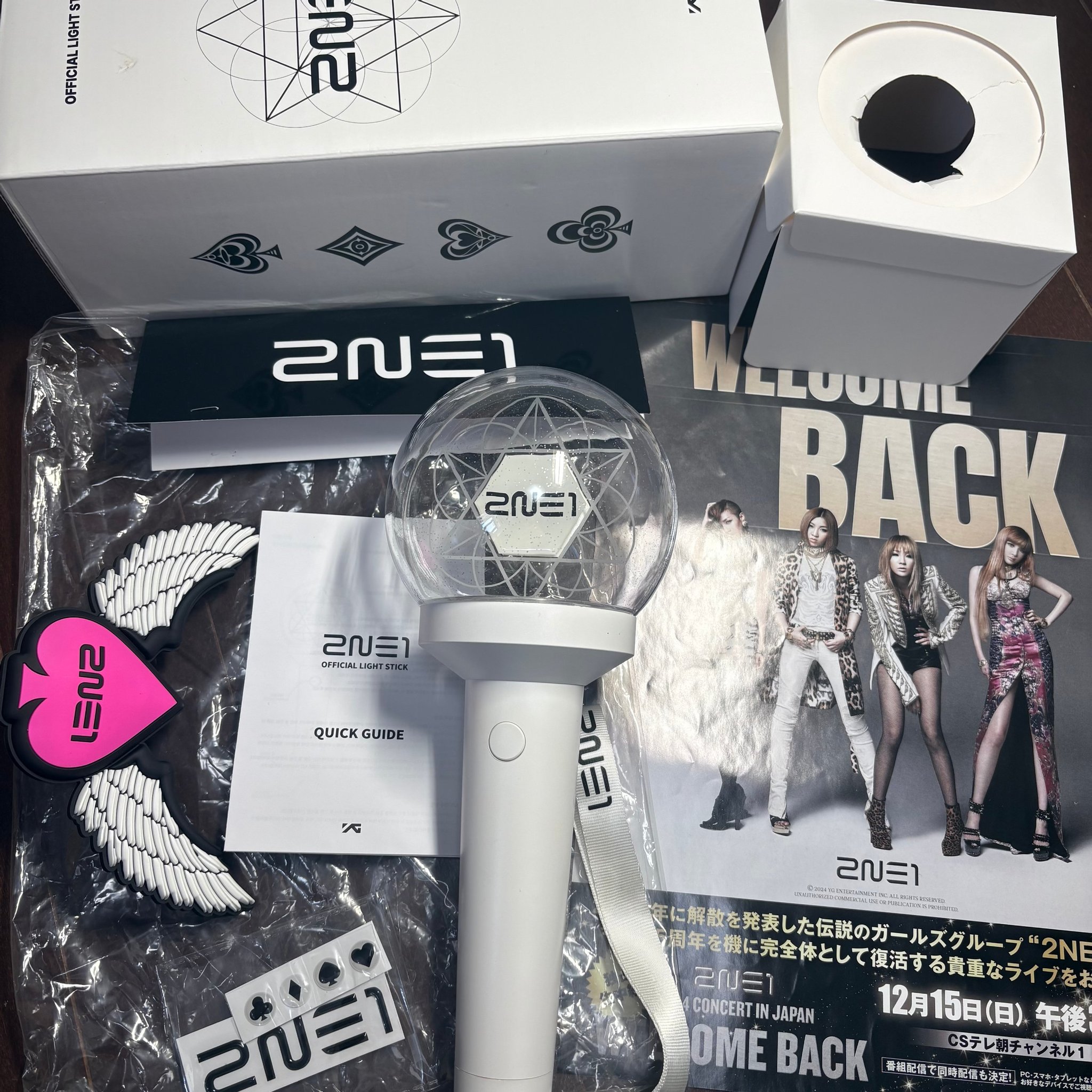 2NE1 Official JAPAN TOUR Pen Light Stick White .. | Köp på Tradera