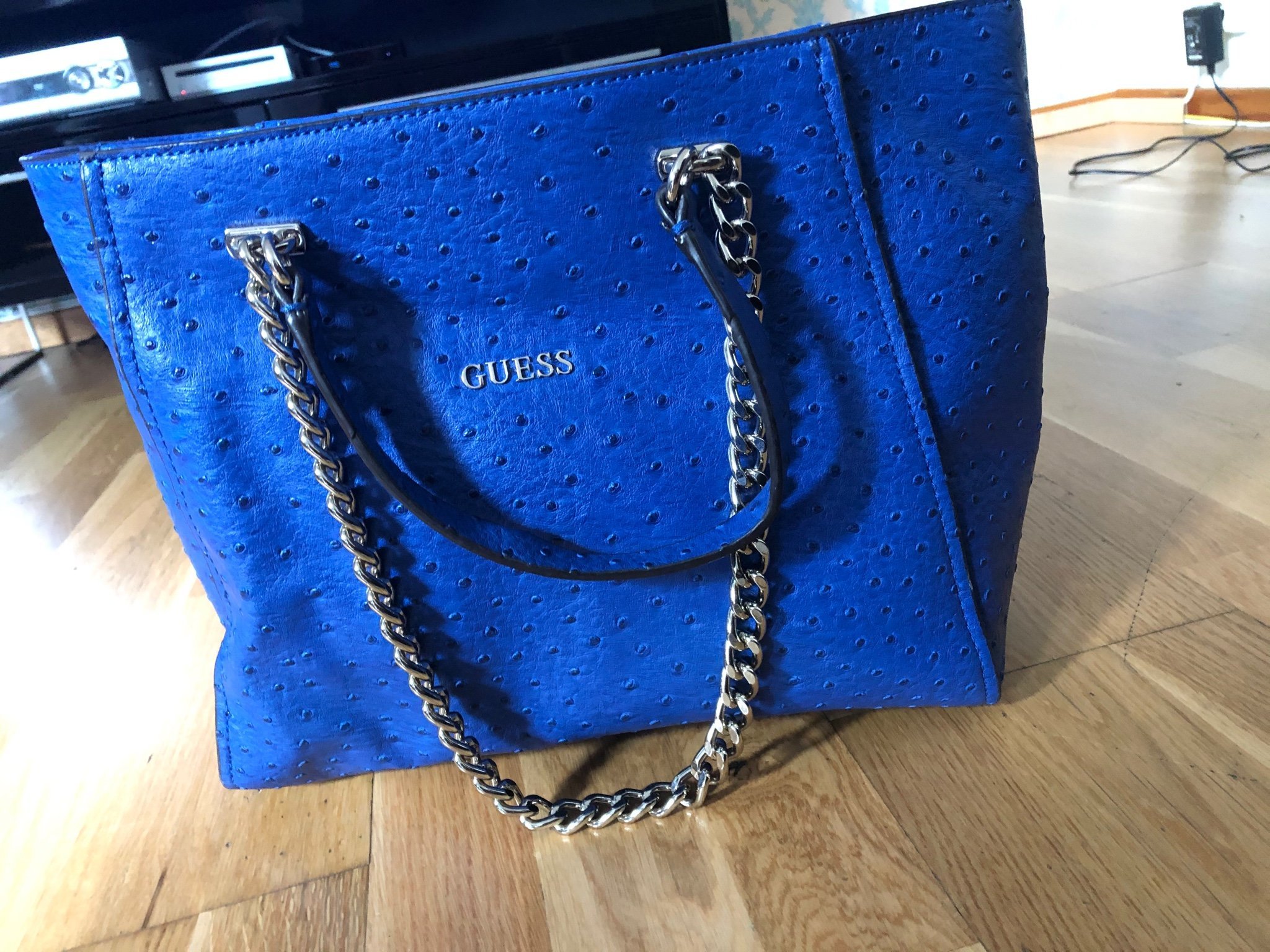 Blå guess väska Blå guess väska