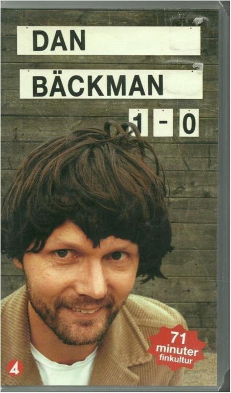 Dan Bäckman 1-0 - Vhs