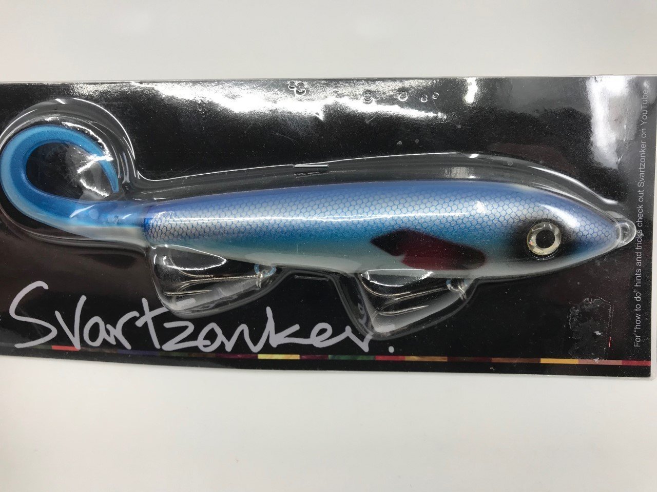 Svartzonker Big McTail 26cm - Jerkbait Wobbler Fiskedrag Gädda