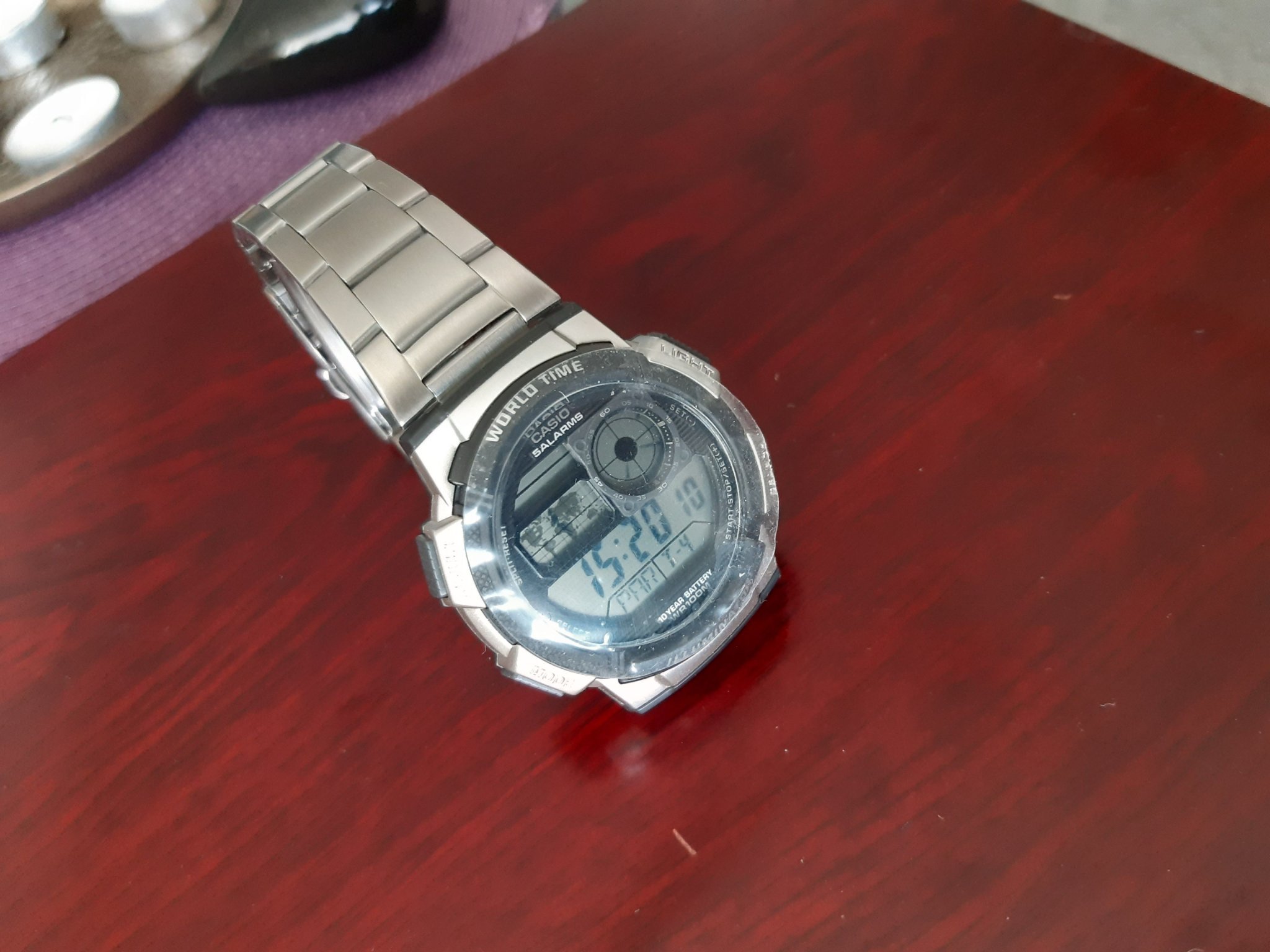 how to set casio world time illuminator