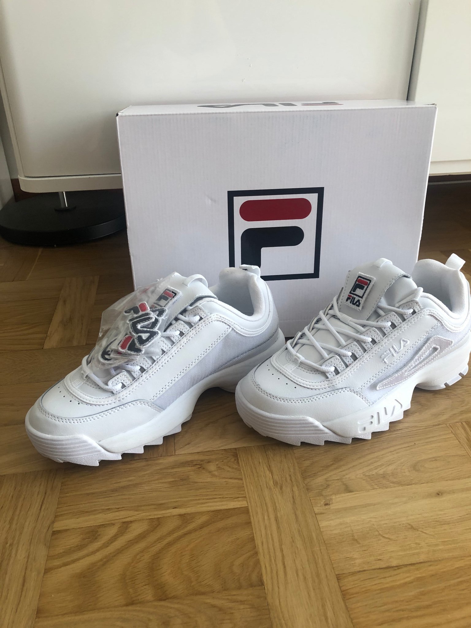 fila disruptor patches