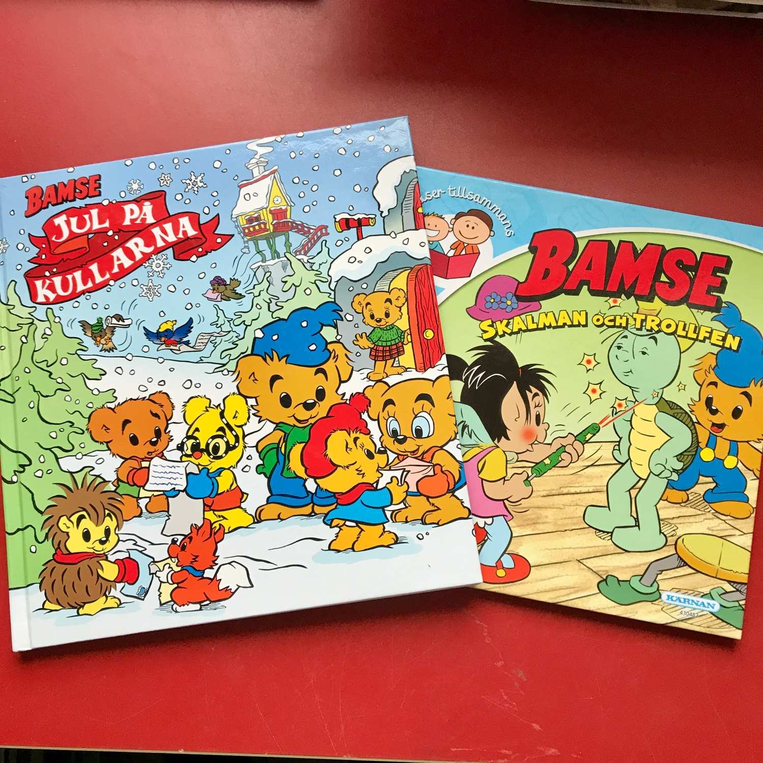 BAMSE Jul på kullarna + BAMS.. Köp från Haldins_Hylla på Tradera