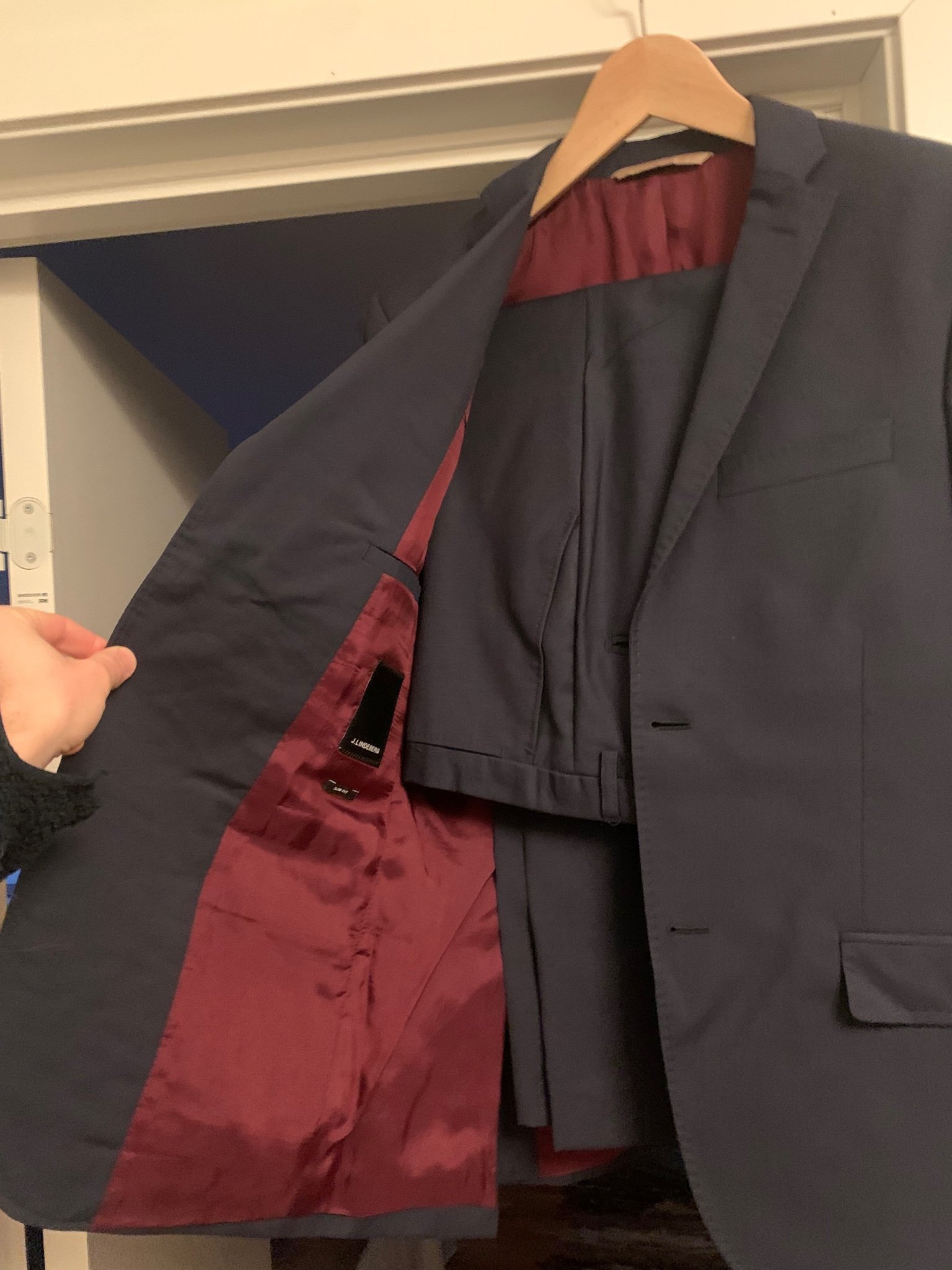 J.Lindeberg kostym 100 Virgin Wool Köp på Tradera (617680715)