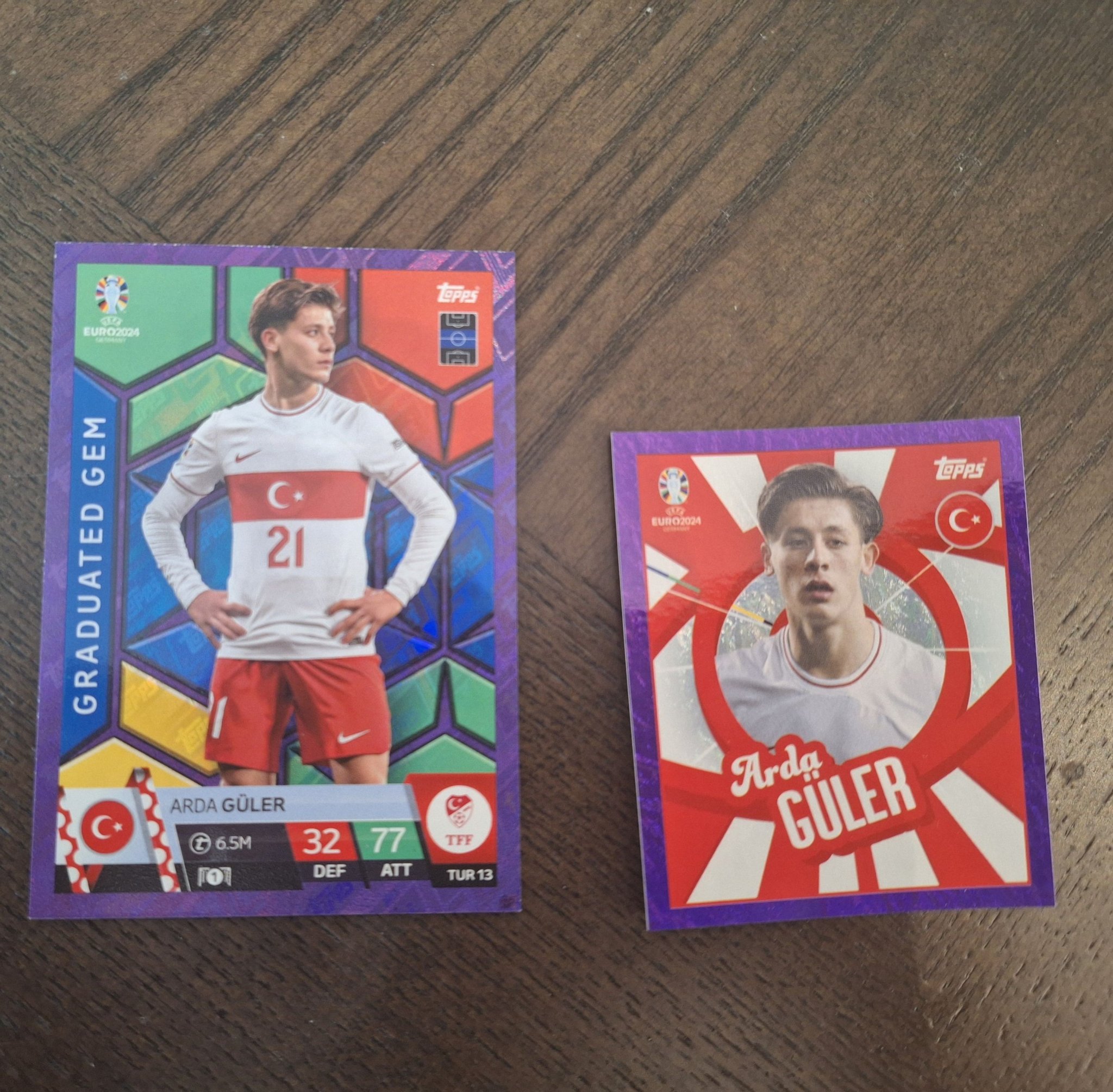 topps -- euro 2024 --arda güler ( tur ptw )-- p - Kaufen Alte Fußball- Sticker in todocoleccion